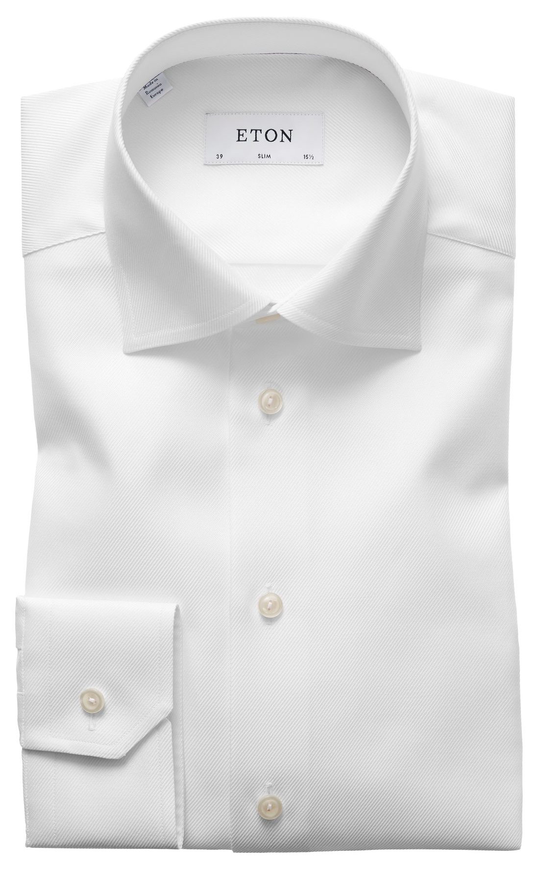 Slim Fit skjorte Hvit | Follestad Slim Fit Hvit Kontrast | Follestad