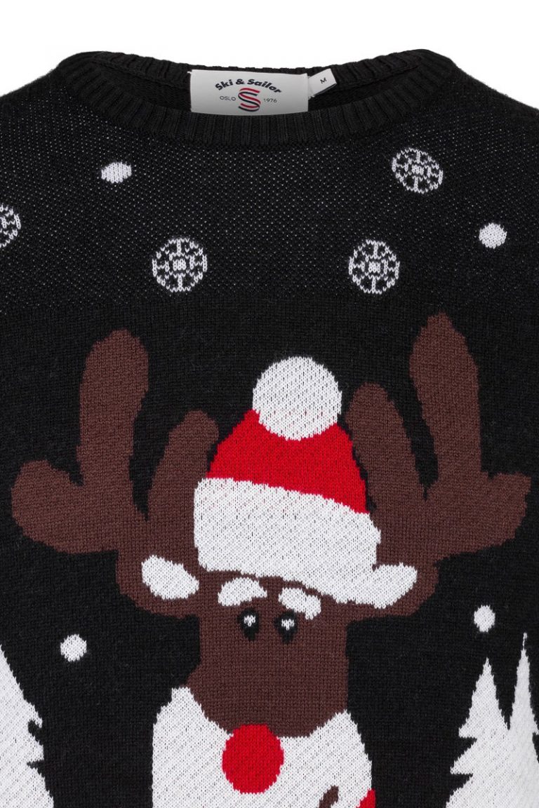 Christmas Reindeer Sweater – Marine