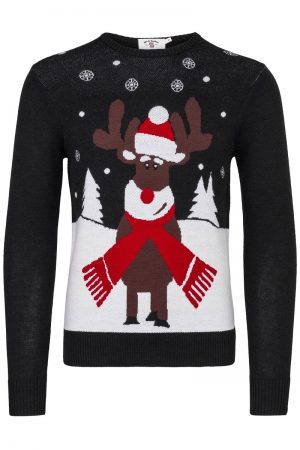 Christmas Reindeer Sweater – Marine