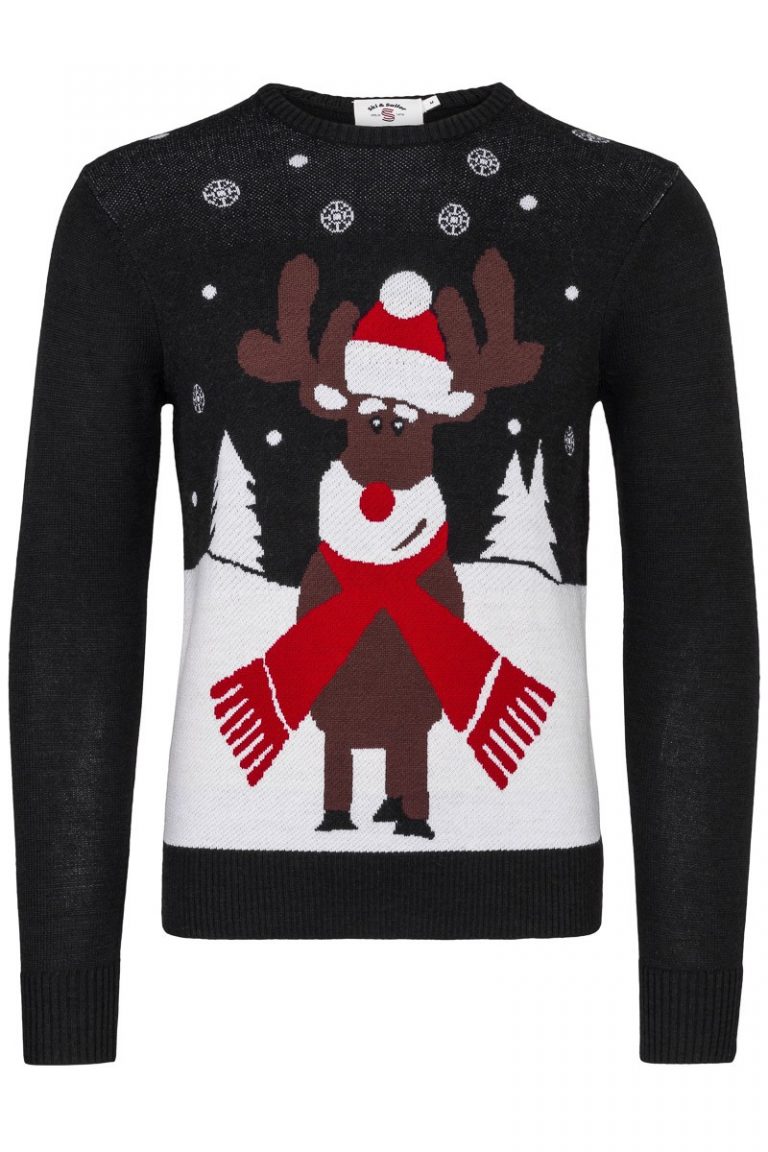 Christmas Reindeer Sweater – Marine