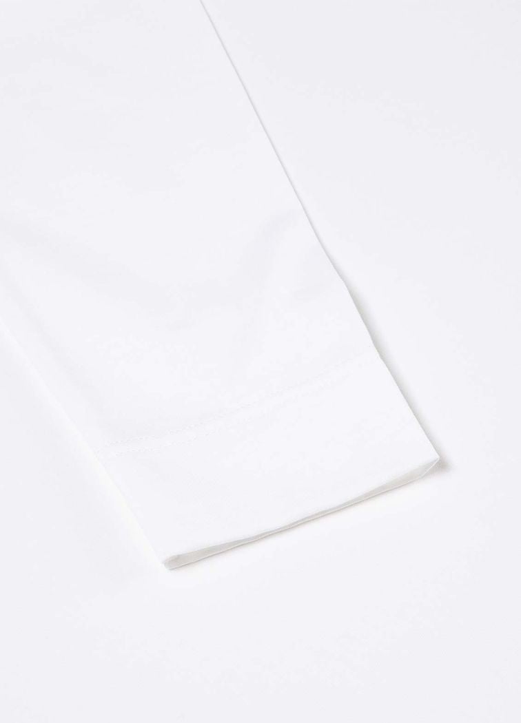 Long Sleeve Polo – Hvit