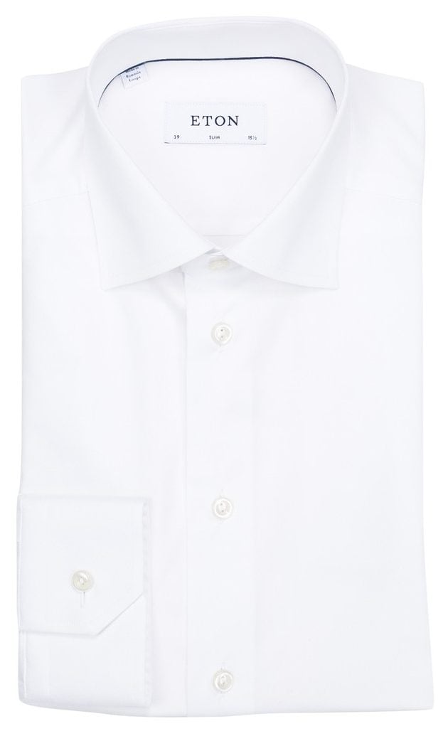 Slim skjorte standard – Hvit