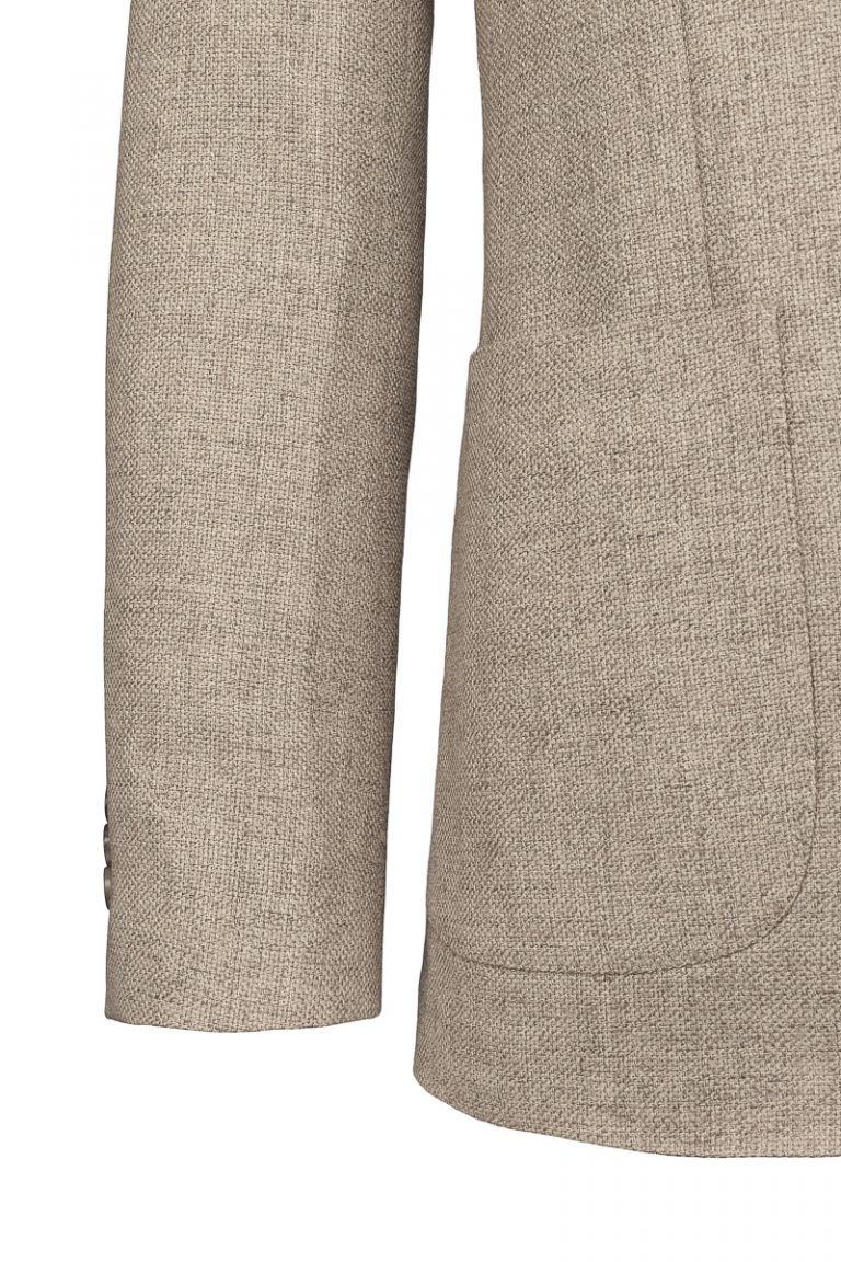 Lapel Button Blazer – Beige