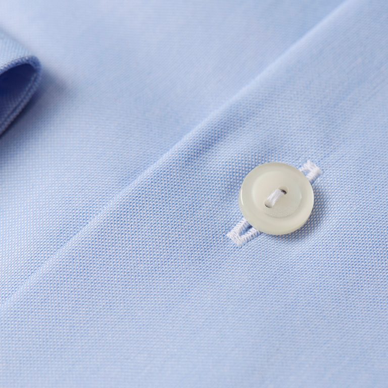 Button Down Slim skjorte – Lyseblå