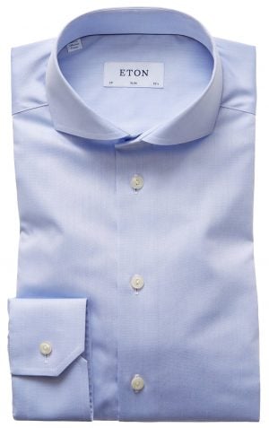 Slim Extreme Cutaway skjorte – Lyseblå