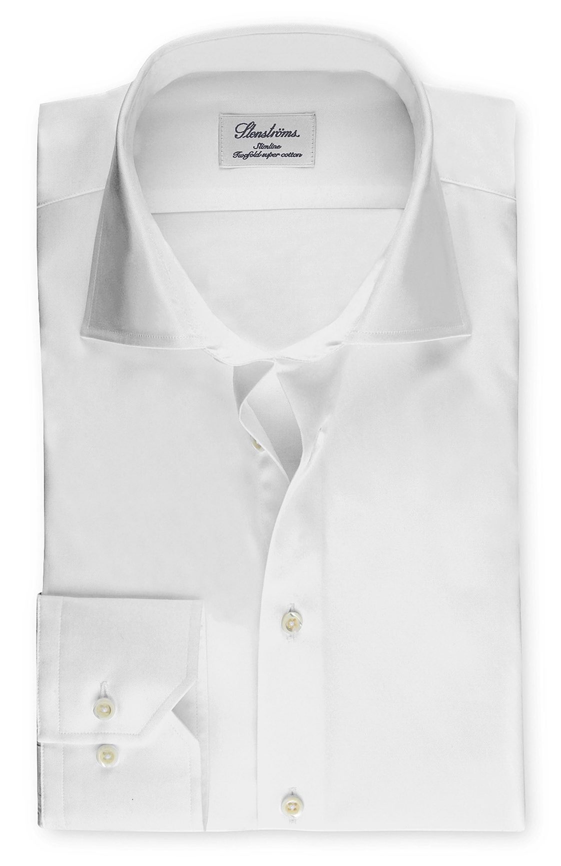 Slimline Skjorte Ekstra Lange Ermer Hvit | Follestad Fitted Skjorte Ekstra Lange Ermer Hvit | Follestad