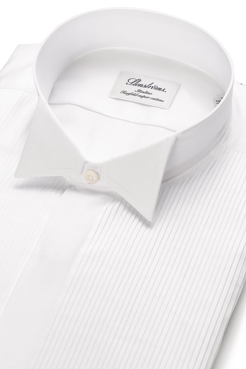 Slimline Smoking Skjorte Knekk Hvit | Follestad Slimline Smoking Skjorte Knekk Hvit | Follestad