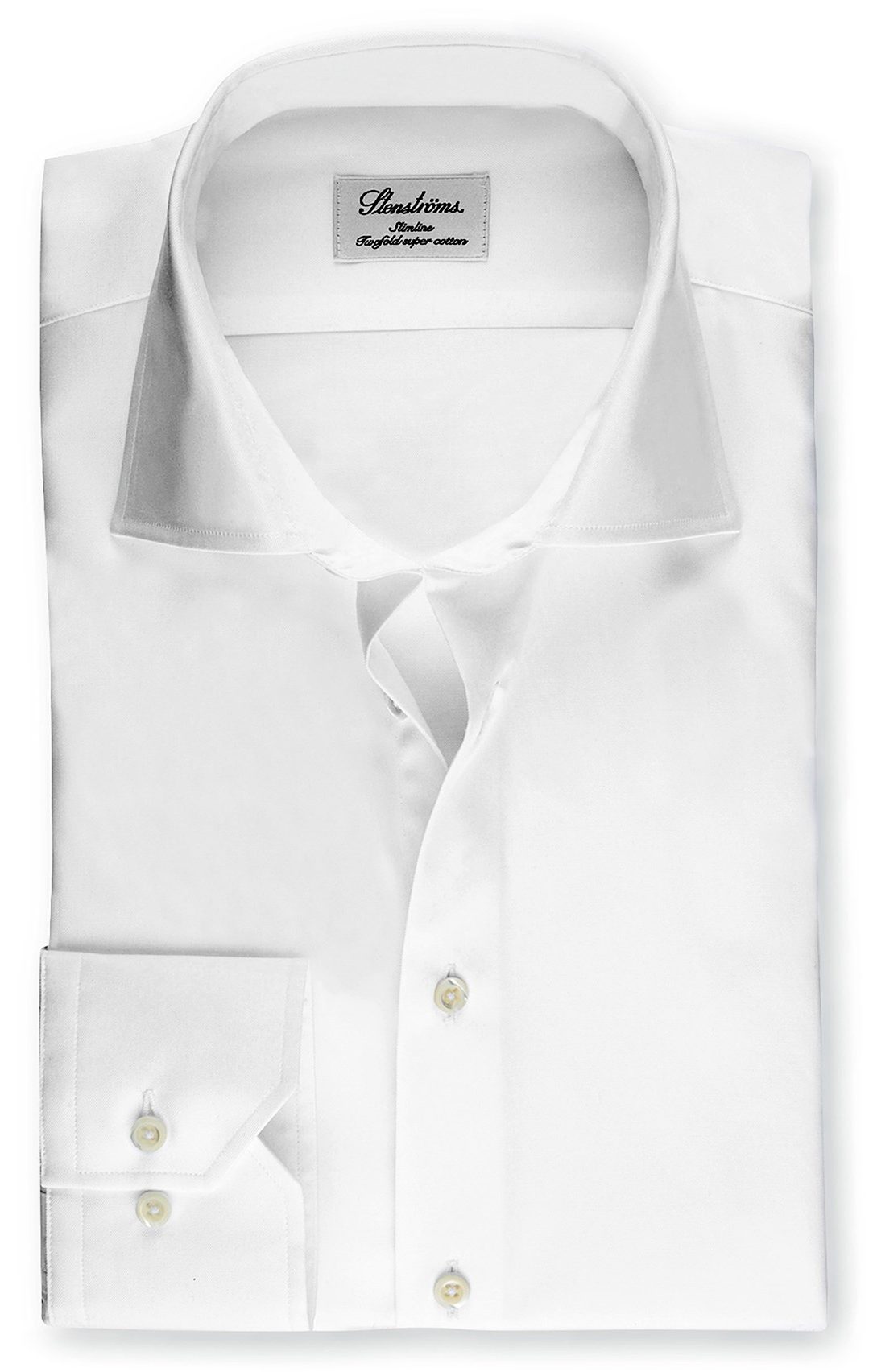Standard Slimline Skjorte Hvit | Follestad Hvit Stenstrøms Skjorte | Stenströms | Dress skjorter