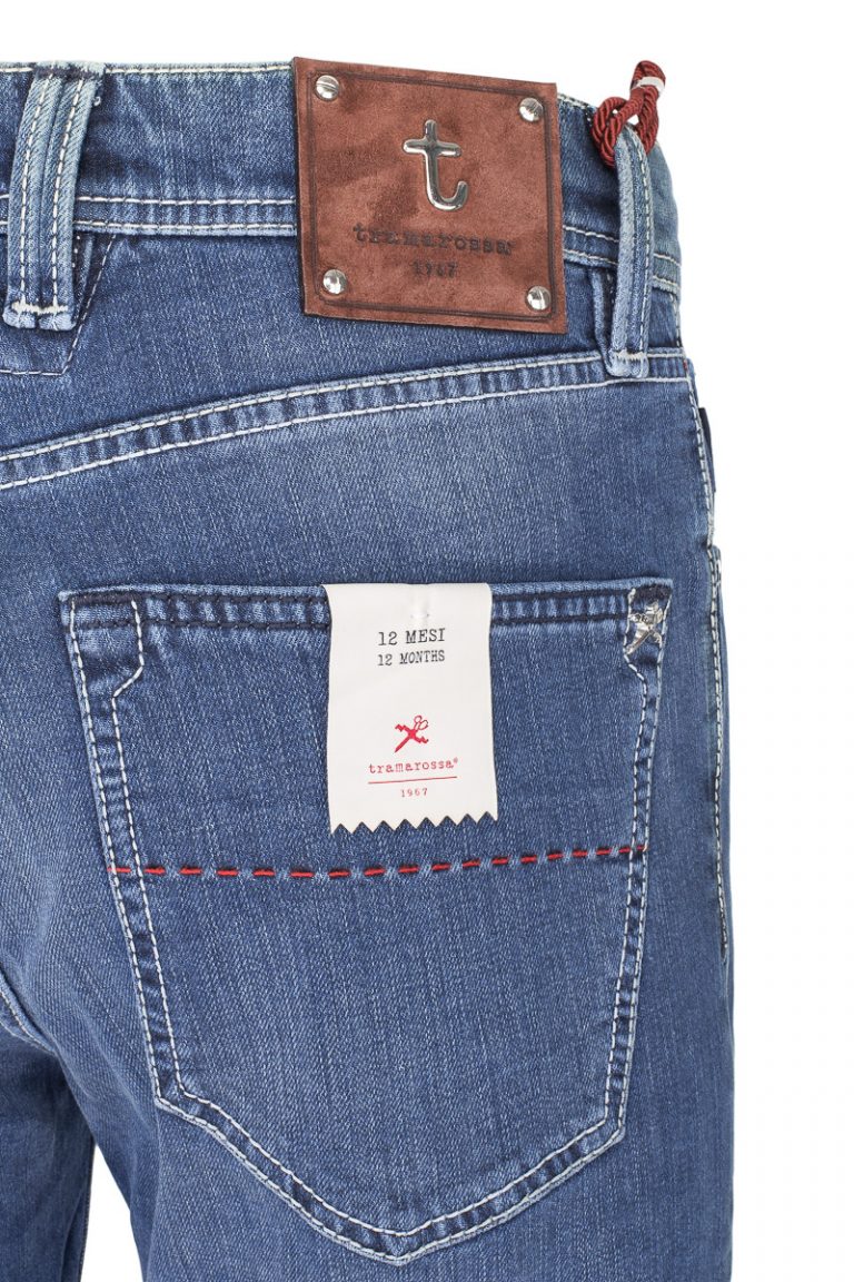 Leonardo 6 mnd jeans – Blå