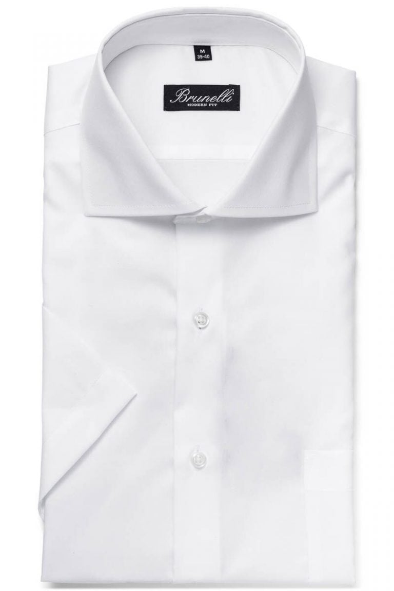 Modern fit skjorte – Hvit