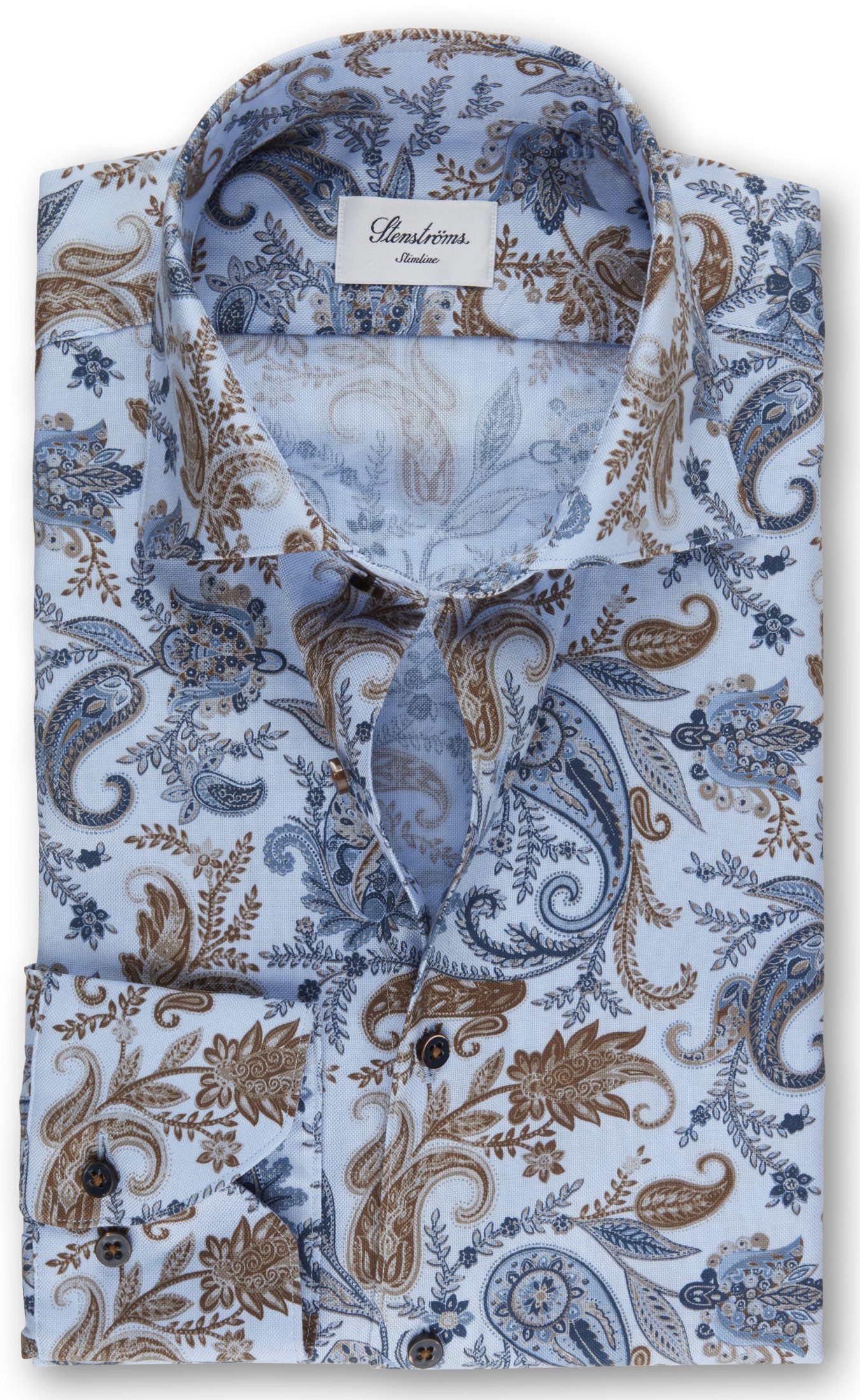 Paisley Slim Skjorte Lyseblå | Follestad Paisley Slim Skjorte Lyseblå | Follestad