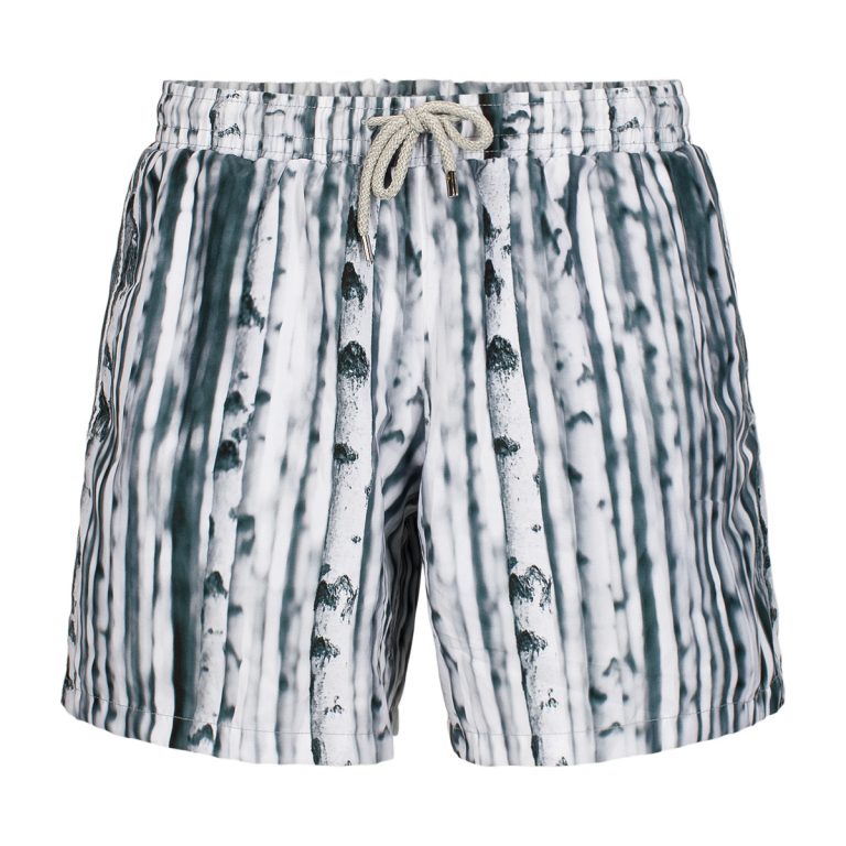 Brad badeshorts – Grå/Hvit
