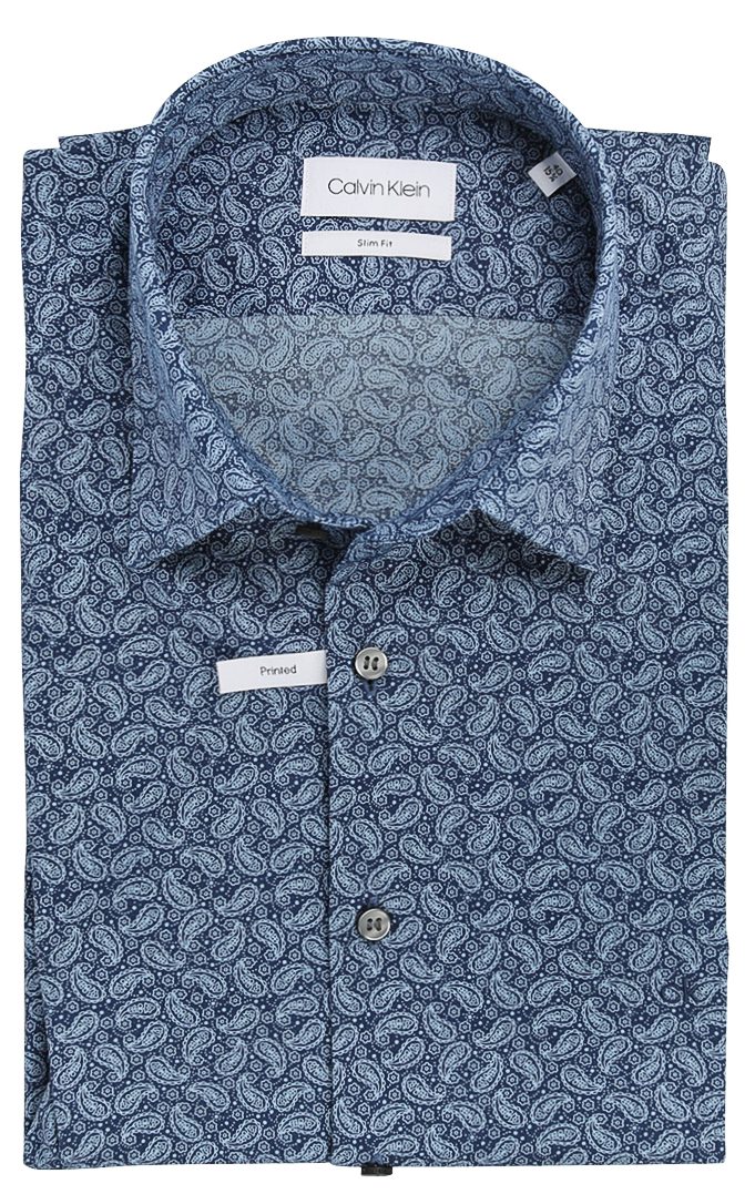 Paisley Slim Skjorte Marine | Follestad Paisley Slim Skjorte Lyseblå | Follestad