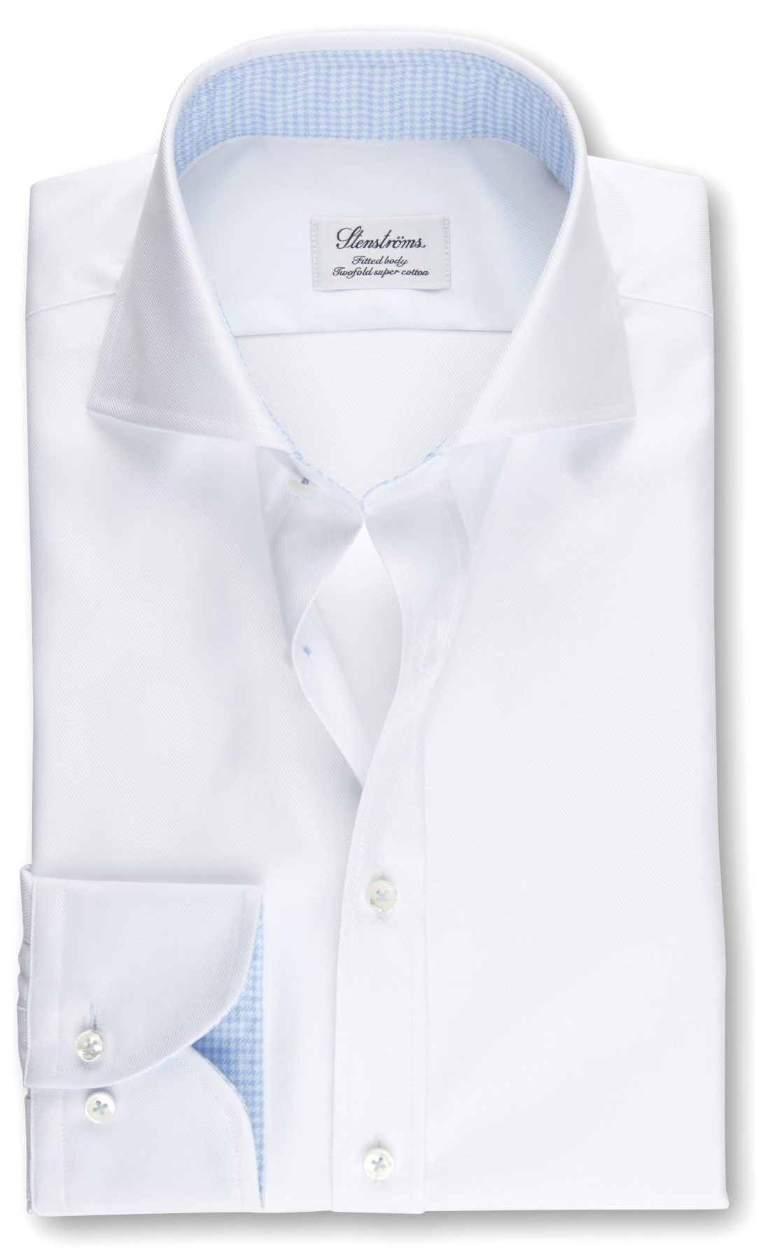 Fitted Skjorte HvitKontrast | Follestad Fitted Skjorte Hvit | Follestad