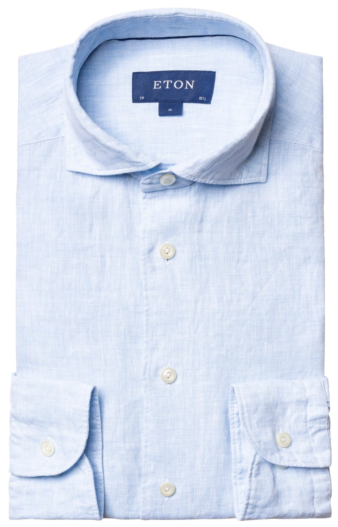 Slim Fit Skjorte Lin Lyseblå | Follestad Slim Fit Skjorte Lin Lyseblå | Follestad