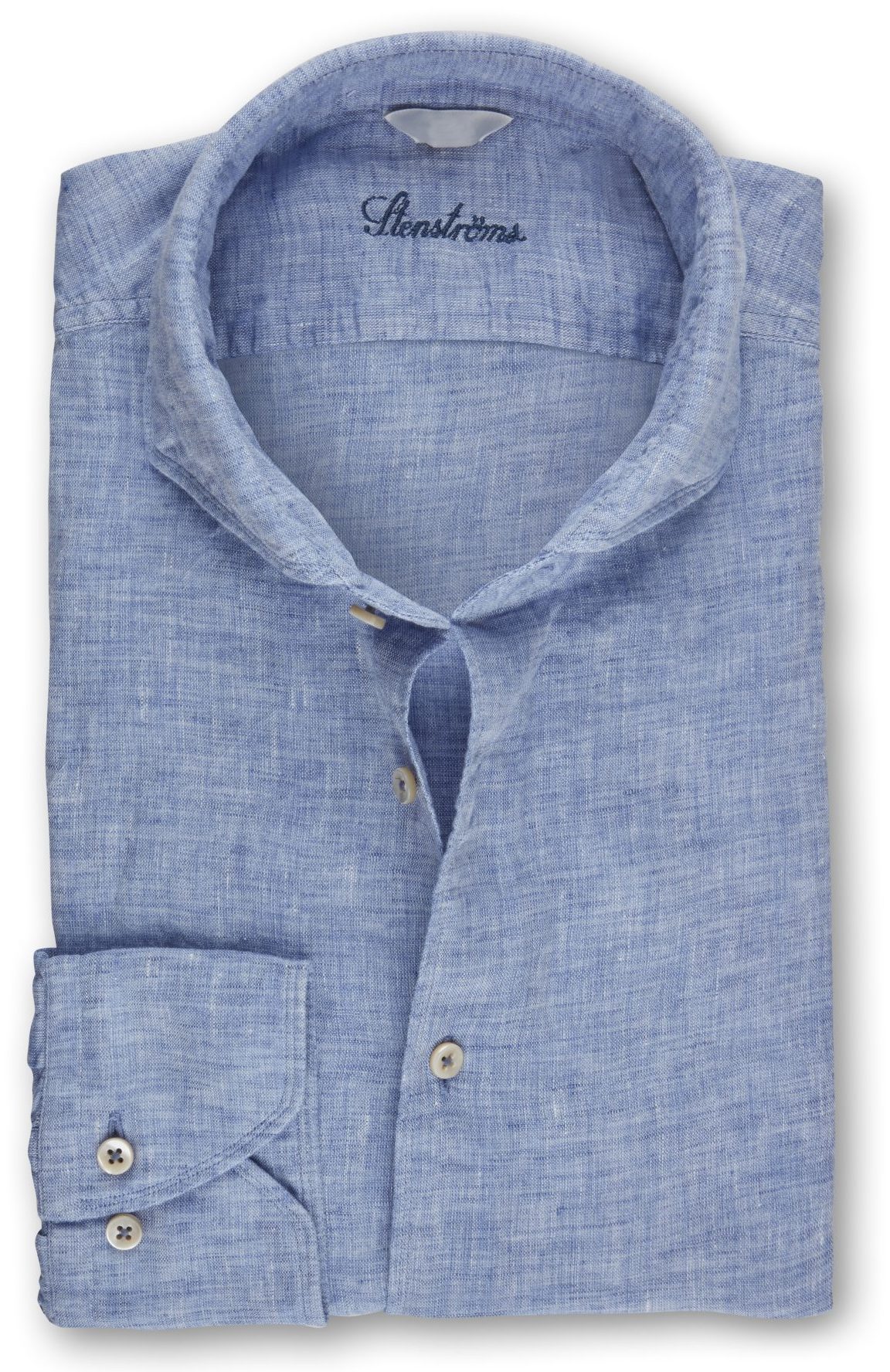 Slimline Skjorte Lin Lyseblå | Follestad Slim Fit Skjorte Lin Lyseblå | Follestad