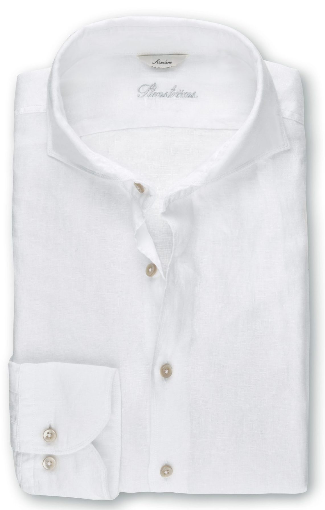 Slimline Skjorte Lin Hvit | Follestad Slimline Skjorte Lin Oransje | Follestad