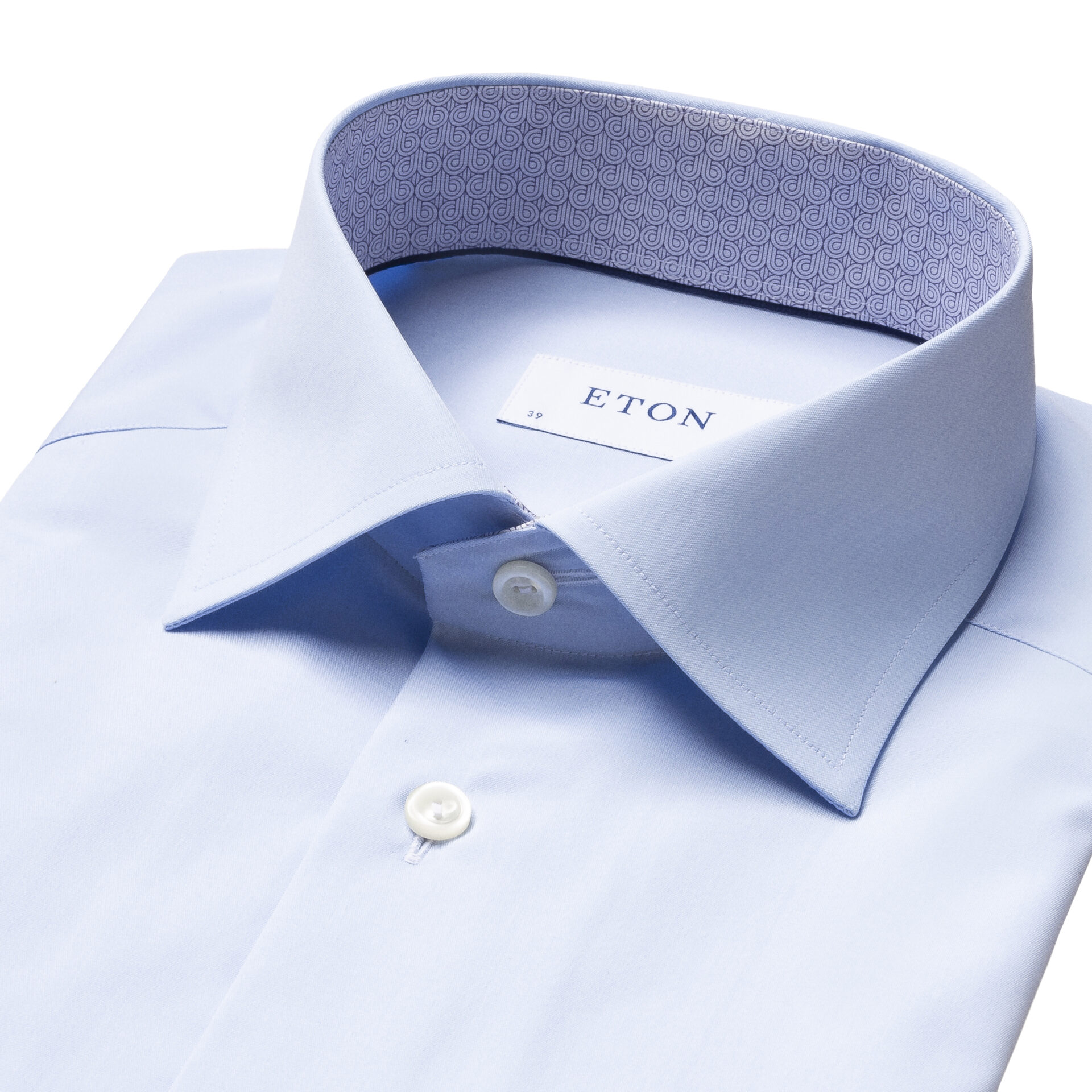 Slim Fit Skjorte LyseblåKontrast | Follestad Slim skjorte kontrast Lyseblå | Follestad