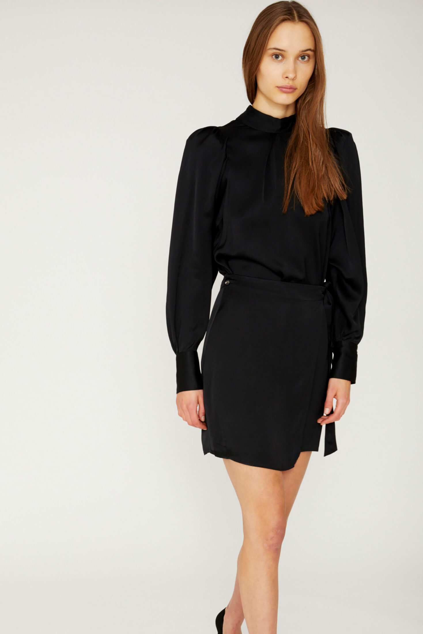 Designers Remix Emmy Short Dress - Sort 