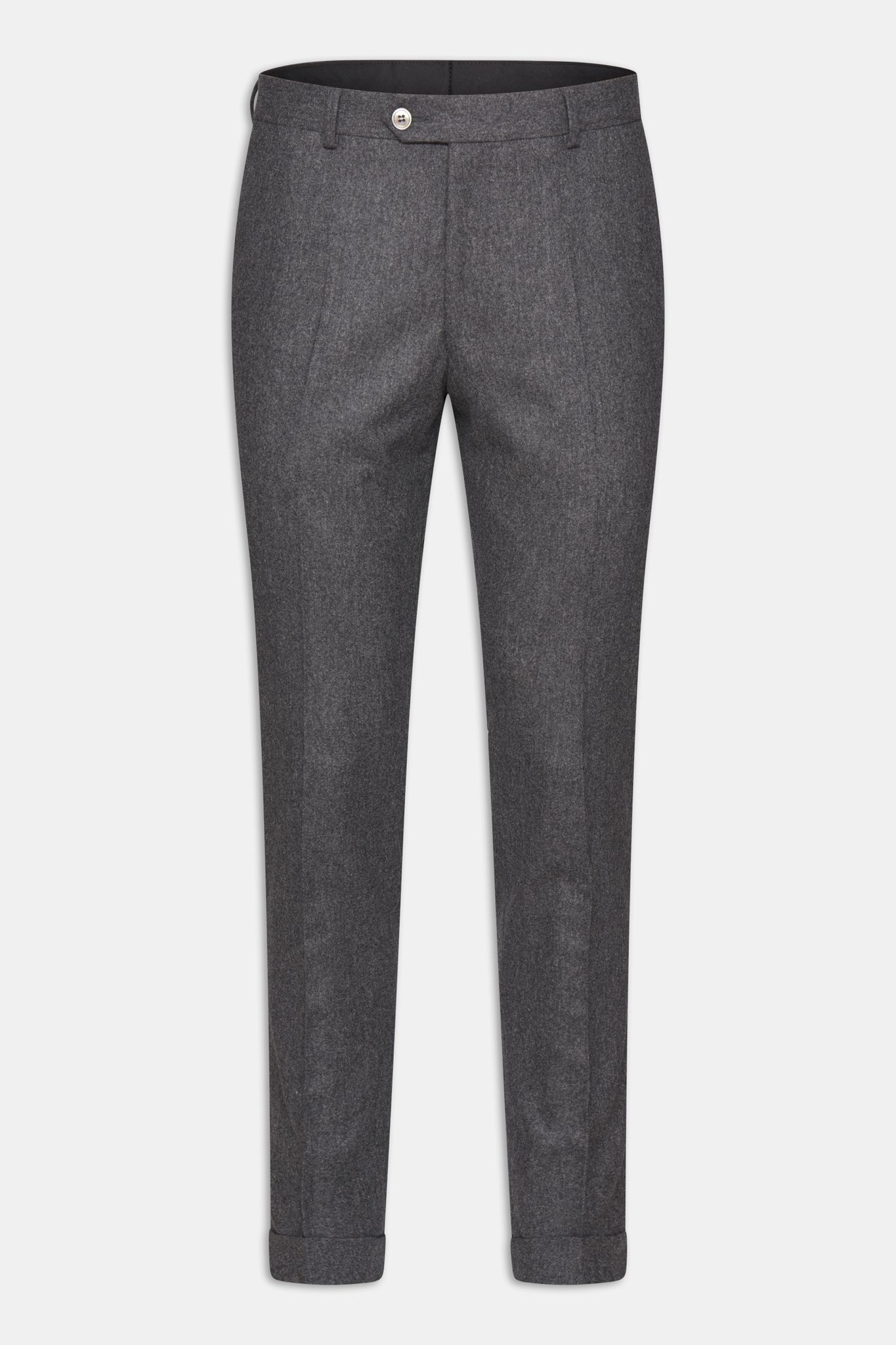 Oscar Jacobson Denz Flannel Trousers Mørkegrå Follestad
