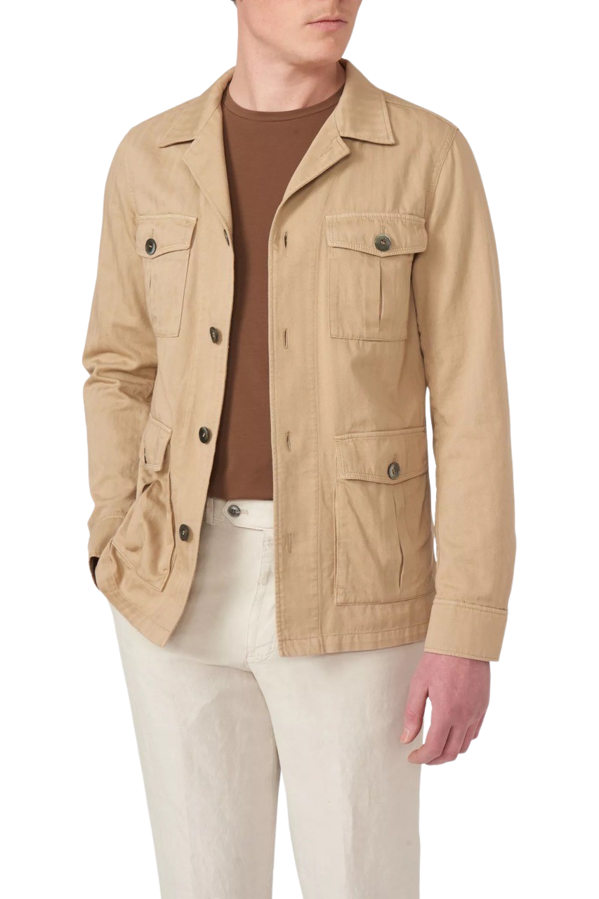 Oscar Jacobson Safari Shirt Jacket 