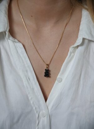 Crystal Haze Jewelry Nostalgia Bear Classic Connector - Salt