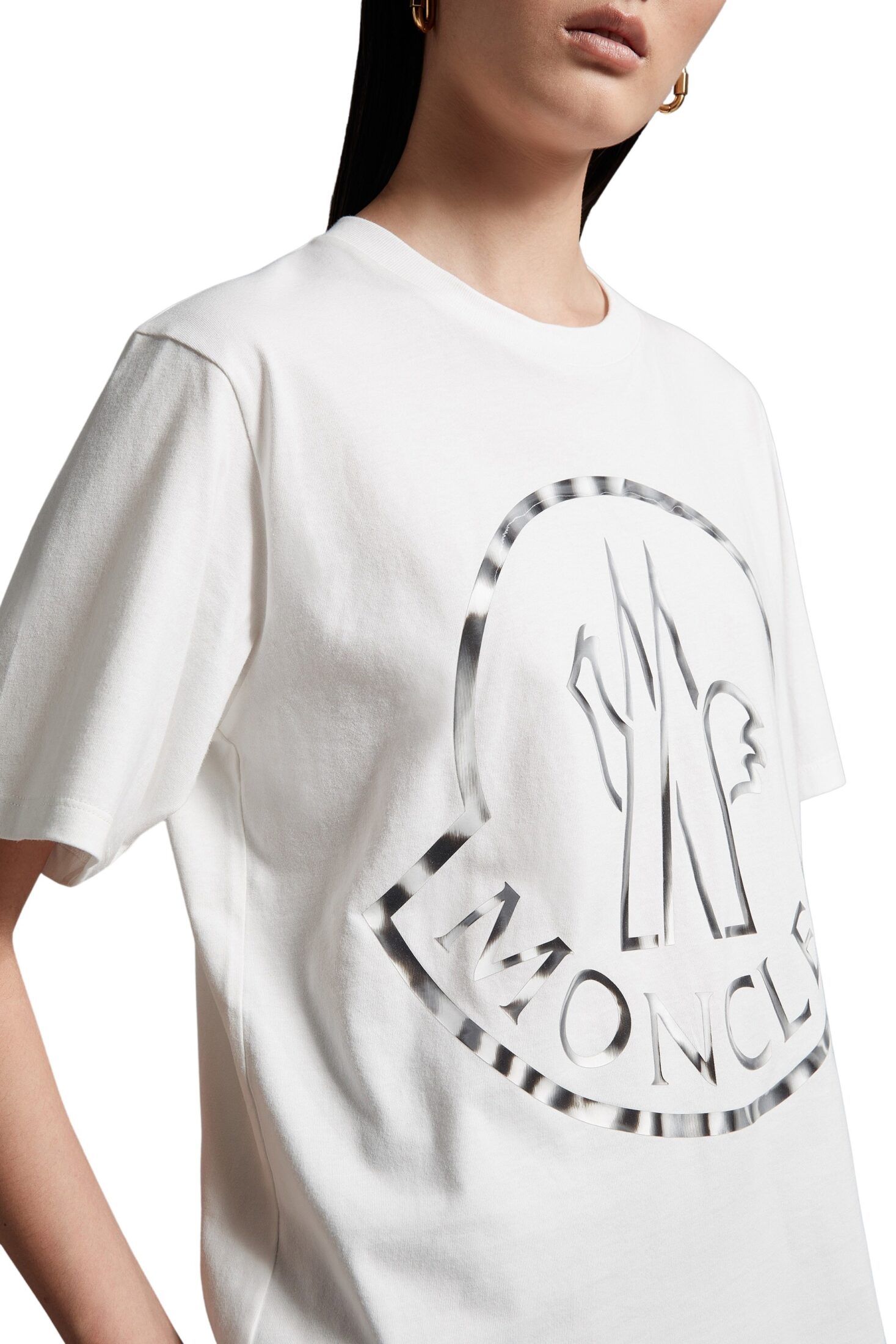 Moncler Logo T-Shirt - Hvit | Follestad