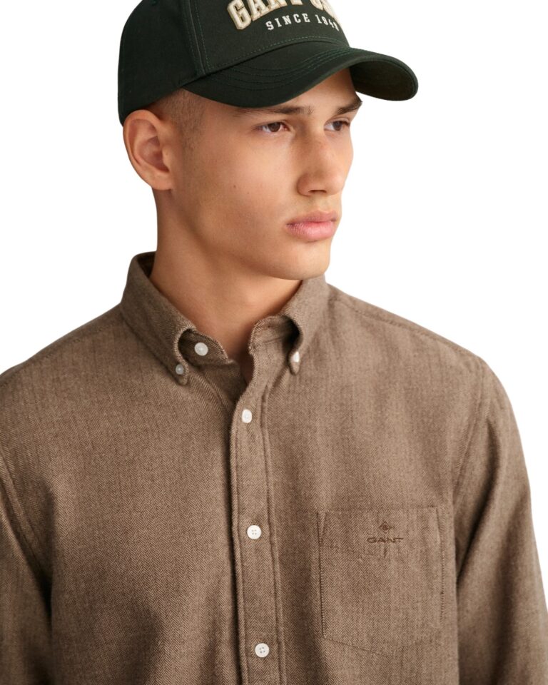 0017560_regular-fit-herringbone-shirt