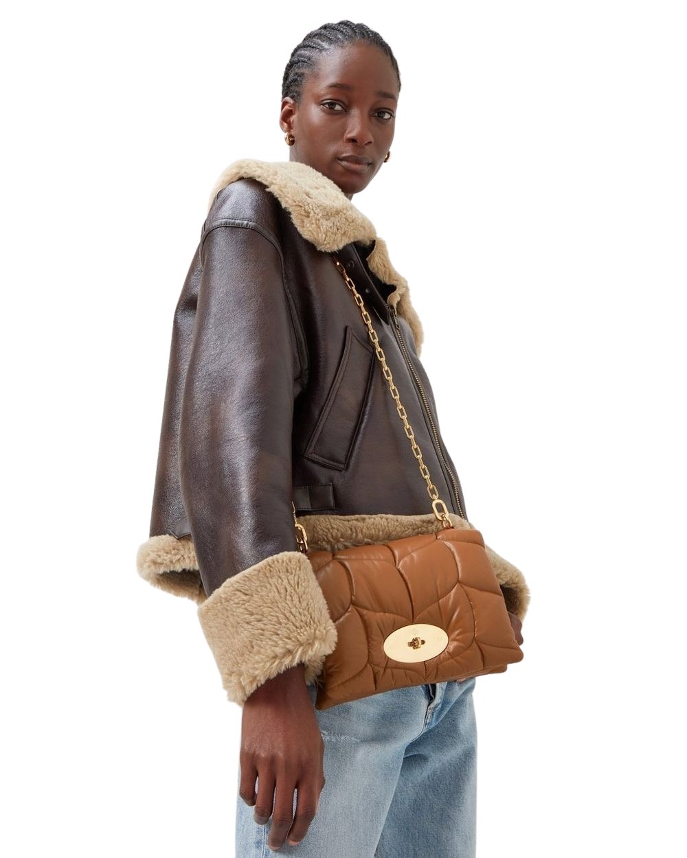 mulberry softie tobacco Mulberry Little Softie - Tobacco Brown Pillow Effect Nappa Leather
