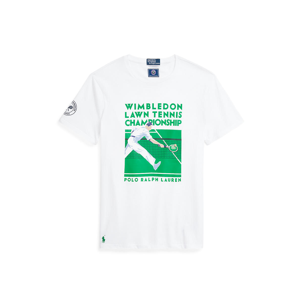 Wimbledon classic fit twill camp shirt Outlet