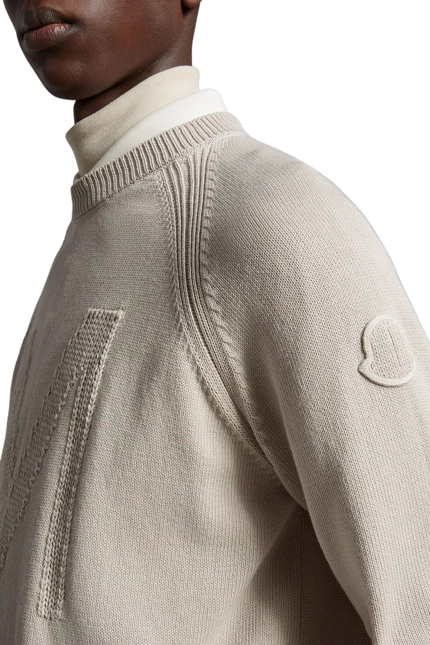 Monogram Moncler Moncler Monogram Jumper - Beige | Follestad