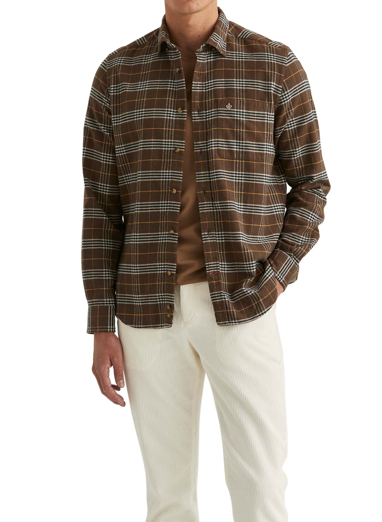 801640-flannel-big-check-shirt-classic-fit-80-brown-1