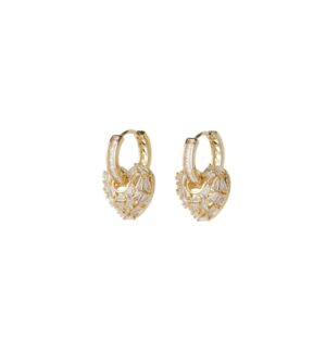 puzzleheartearrings