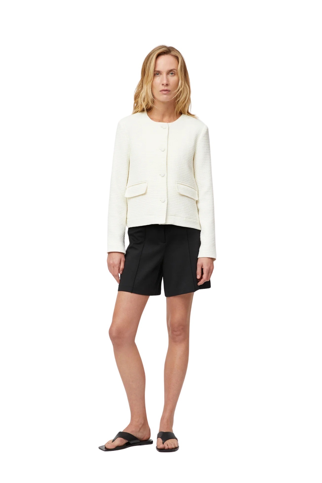 fwss_spring_2024_campaign_trine_hisdal_monaco_jacket_off_white_a-line_shorts_jet_black_a52698fc-c0f3-448c-a080-59b639f4fdc8 fwss_spring_2024_campaign_trine_hisdal_monaco_jacket_off_white_a-line_shorts_jet_black_a52698fc-c0f3-448c-a080-59b639f4fdc8