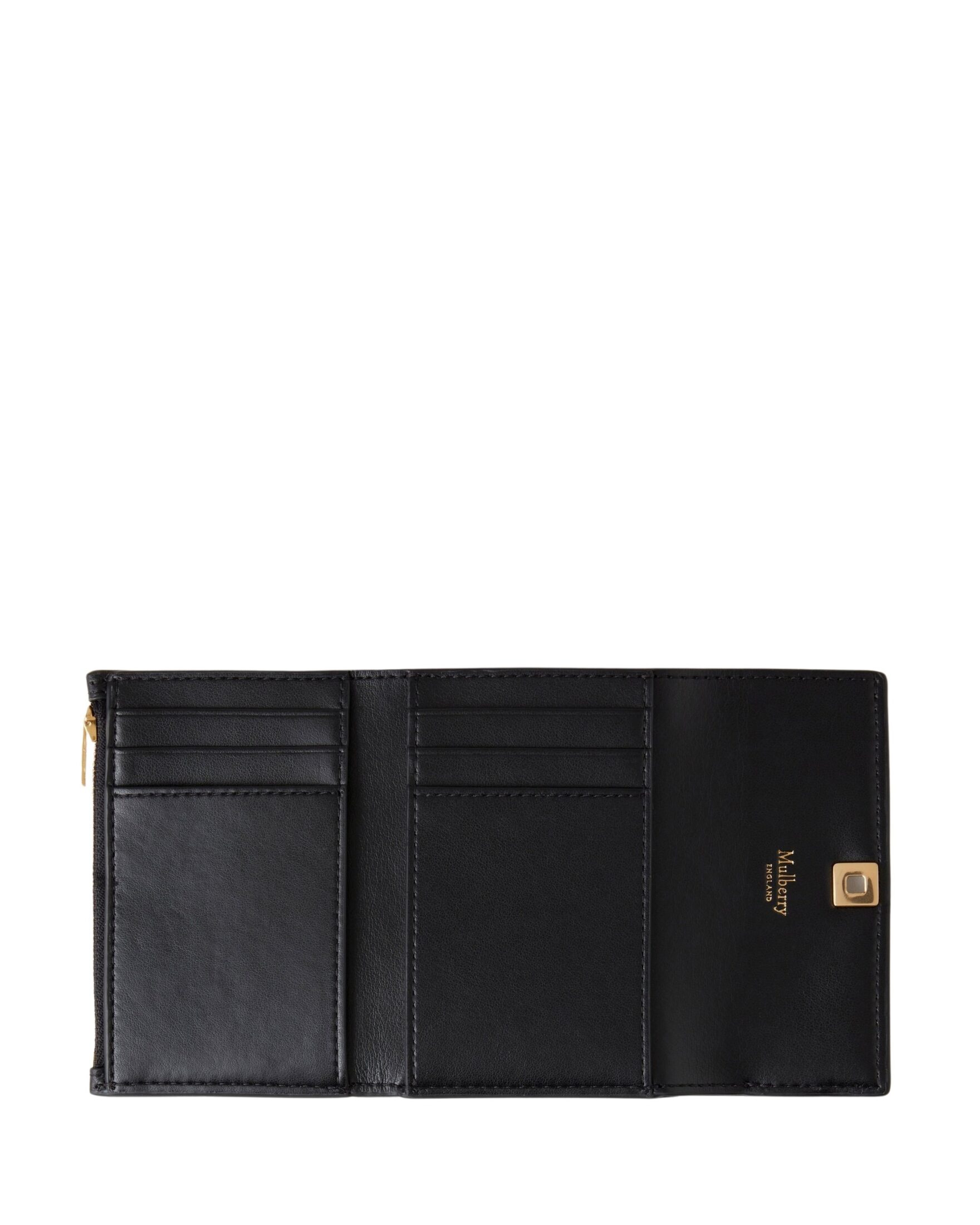 Mulberry Tree Trifold Micro Classic Grain (Black)