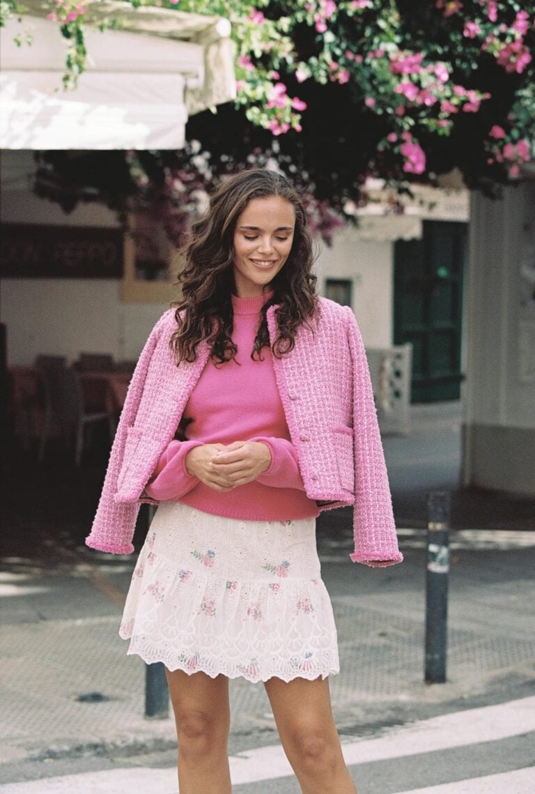 penelopeskirtpinkdelight_lilyjacketfuchsia_amirasweaterpink3