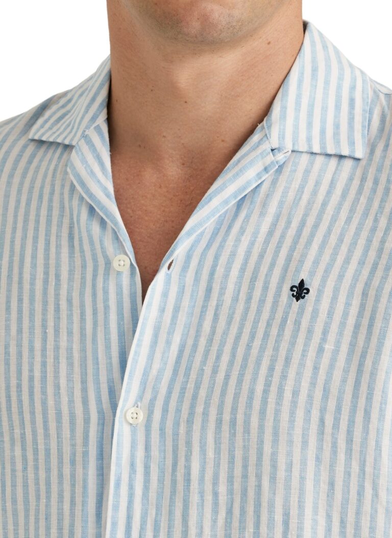 801604-short-sleeve-linen-shirt-classic-fit-56-blue-4