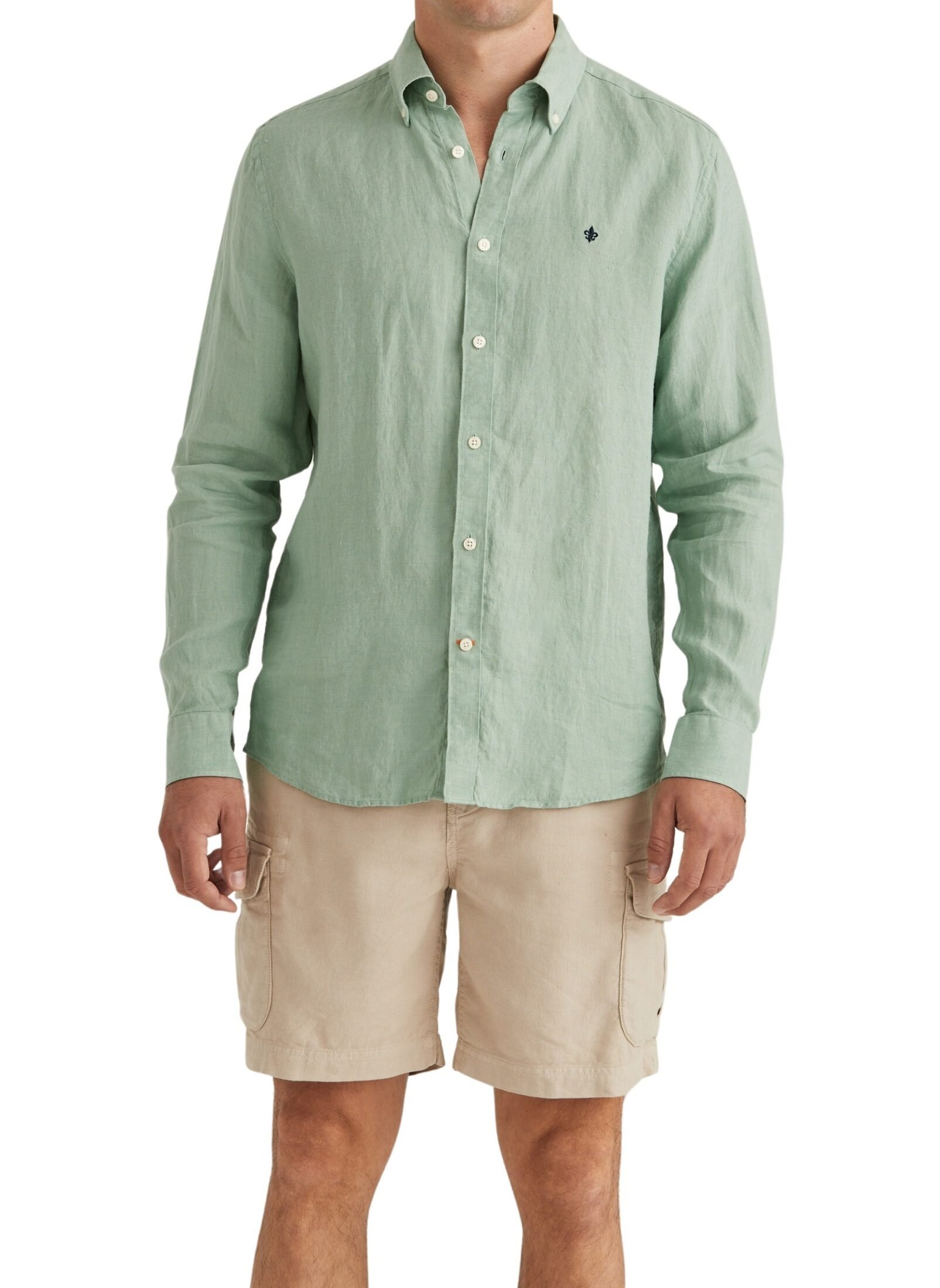 801673-douglas-linen-shirt-classic-fit-70-green-1