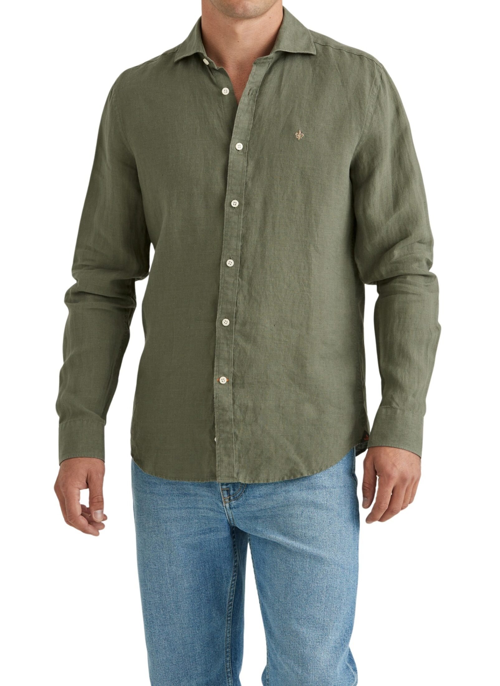 801679-linen-cut-away-shirt-slim-fit-76-olive-1