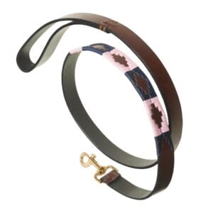 argentinian-leather-polo-dog-lead-hermoso-pink-navy