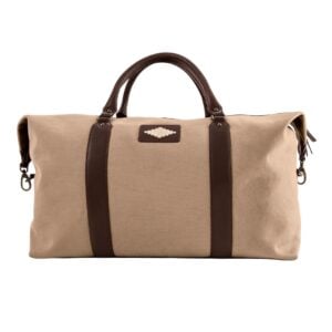 pampeano_caballero_sand_travel_bag_canvas_cream_lighter_front