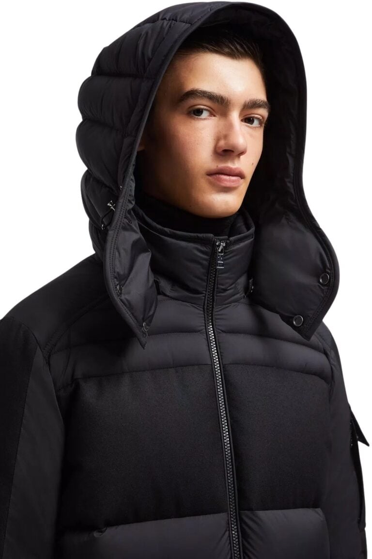 barbustel-short-down-jacket-black-closeup