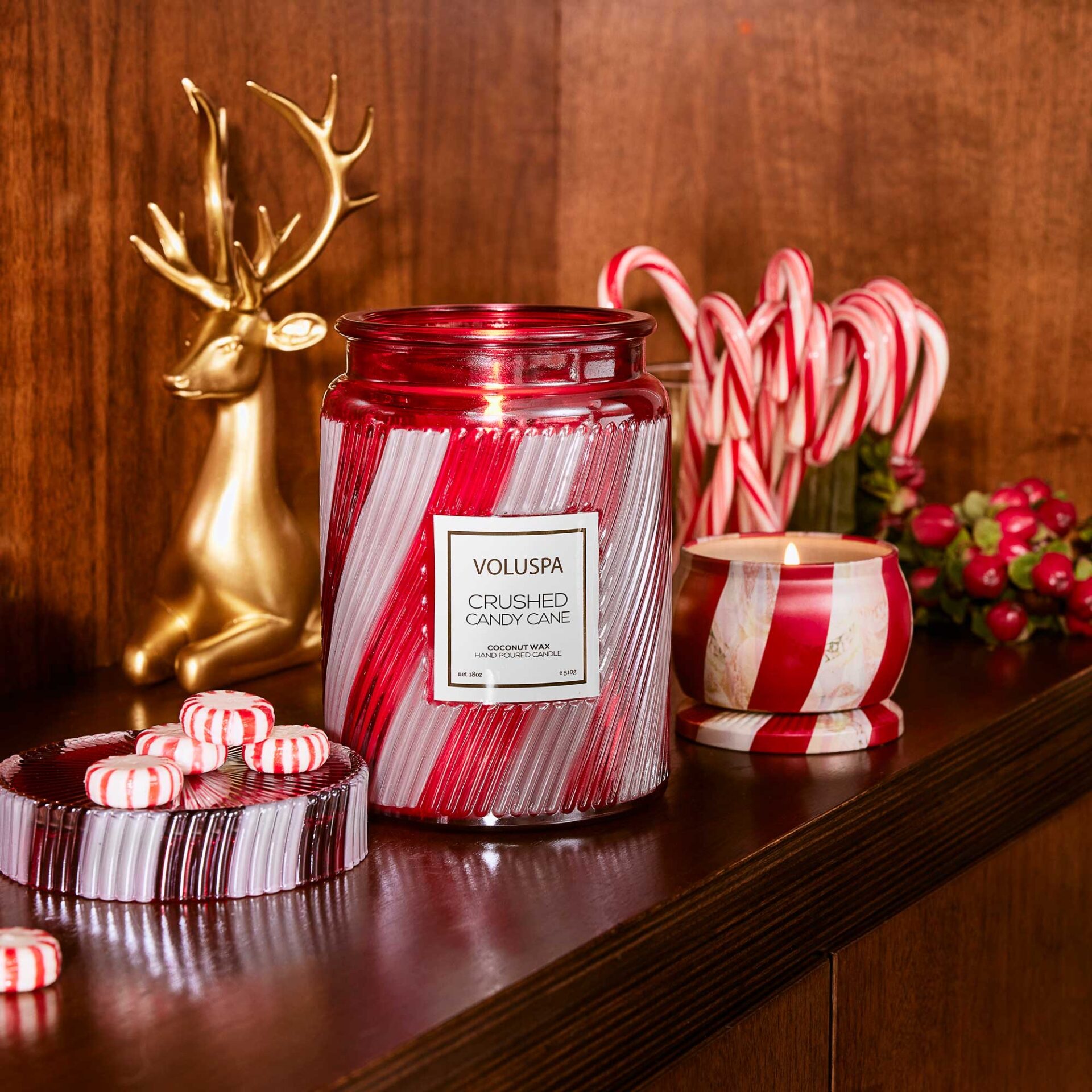Voluspa Mini Tin Candle - Crushed Candy | Follestad