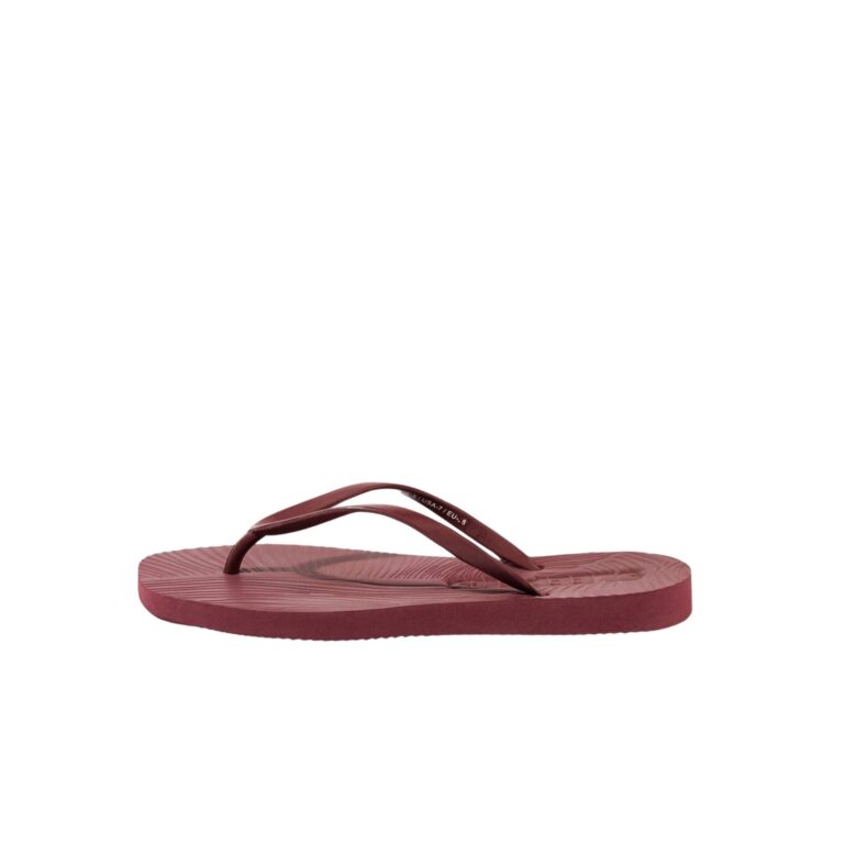 tapered-burgundy-flip-flop-photo-side