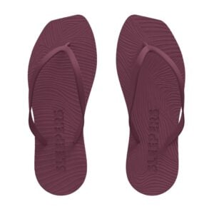 tapered-burgundy-flip-flop-top