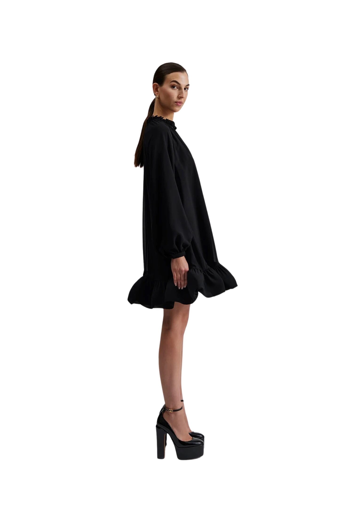 Malina Alva Mini Dress - Sort | Follestad