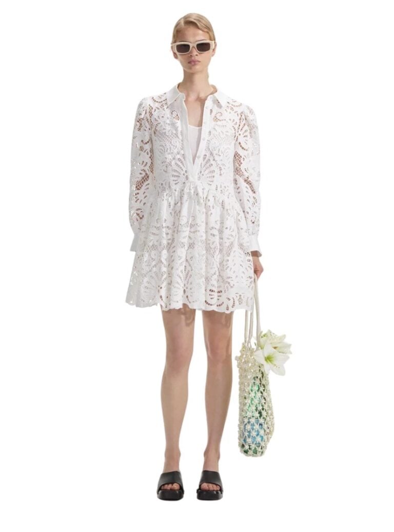 cotton-lace-mini-shirt-dress-hvit-front