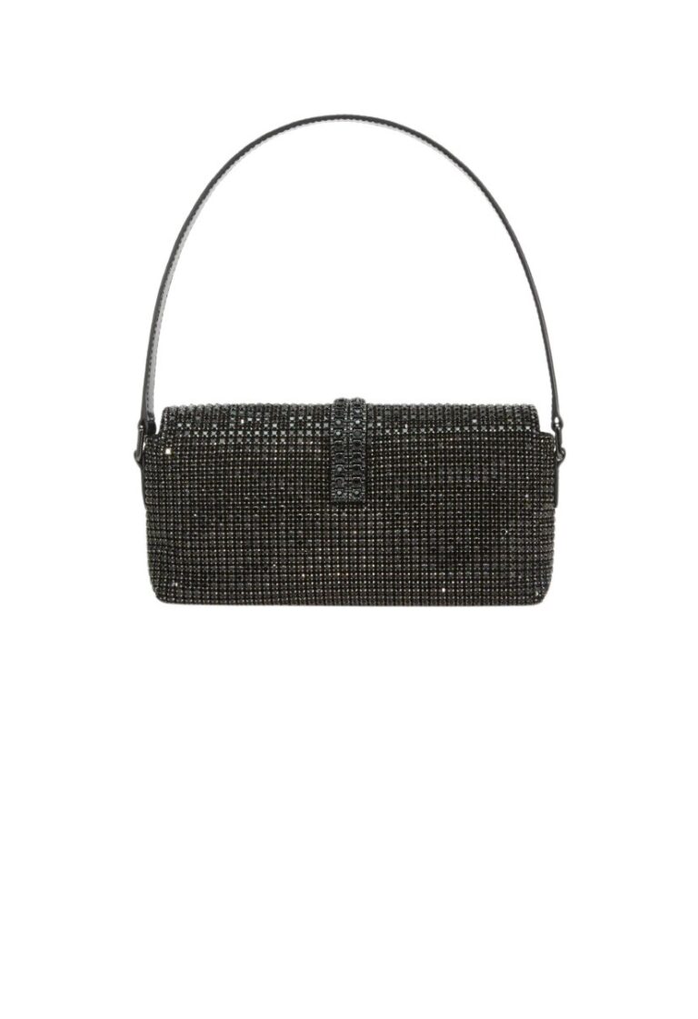 rhinestone-chainmail-baguette-bag-black-back