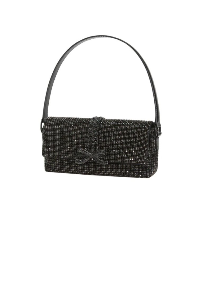 rhinestone-chainmail-baguette-bag-black-side