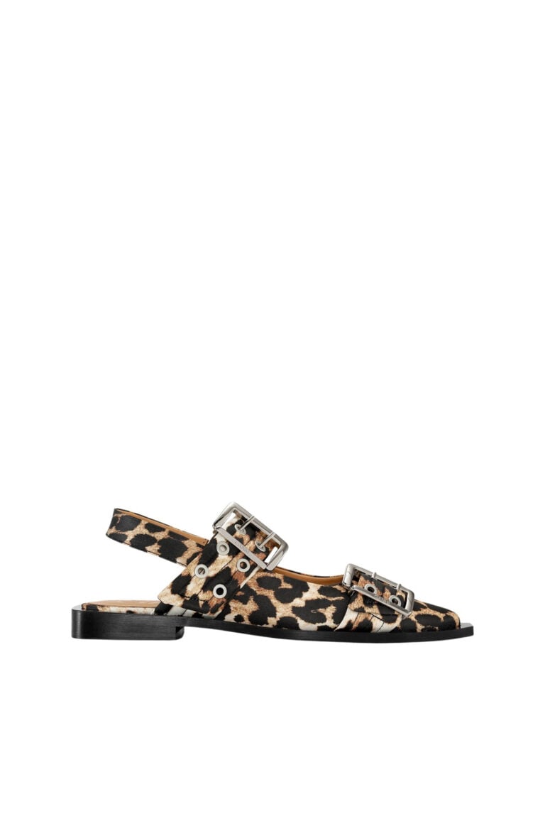 ganni-feminine-buckle-ballerina-satin-print